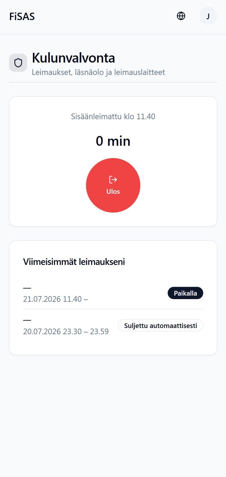 Kulunvalvonta ja veronumerorekisteri